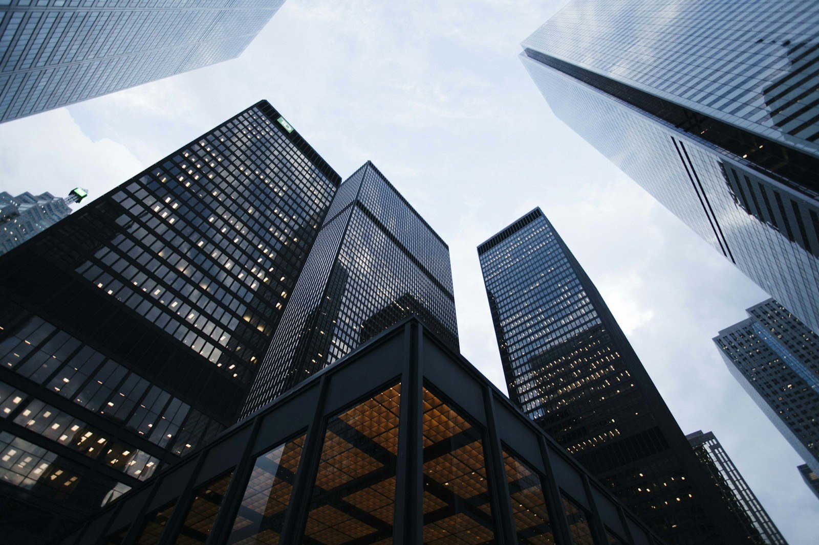 Modern managed apartment buildings