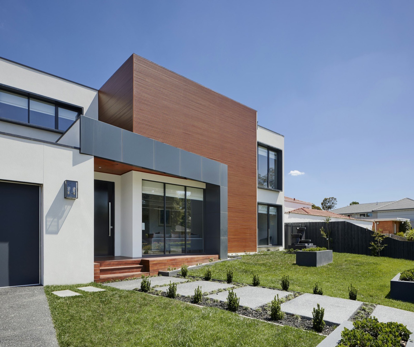 Welcoming luxury living space